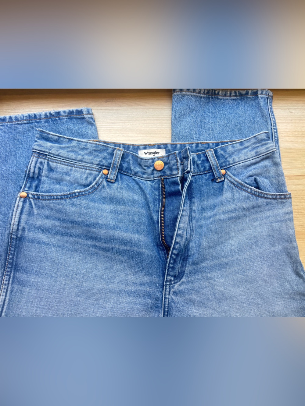 Wrangler Women’s Blue Denim Jeans - Classic Straight Fit